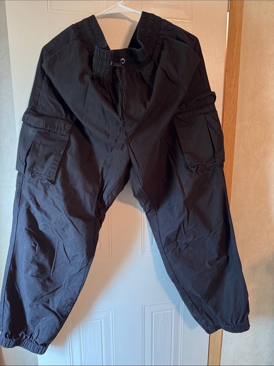 No Boundaries Other - No Boundaries Black Cargo Joggers